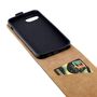 F�r Apple iPhone 16e Vertikale Flip Handy Schutz Tasche H�lle Schwarz