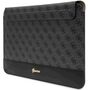 Guess Stripe Metal Logo Universelle Notebook Schutztasche Schwarz