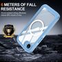 F�r Apple iPhone 16e MagSafe 360 Body Hybrid Tasche Bumper H�lle Blau
