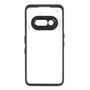 F�r Nothing Phone 3a Frosted TPU / PC Transparent Schutz H�lle Schwarz