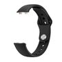 F�r Huawei Watch Band 10 / 10 NFC Solid Color Silikon Armband Schwarz