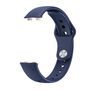 F�r Huawei Watch Band 10 / 10 NFC Solid Color Silikon Armband D- Blau