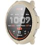 F�r Amazfit Active 2 Kunststoff PC Smart H�lle + 9H Hart Glas Beige