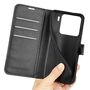 F�r Xiaomi 15 Kunstleder Book Wallet Handy Tasche H�lle Cover Schwarz
