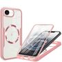 f�r Apple iPhone 17e / 16e Full 360 Grad Acrylic Hybrid TPU H�lle Rosa
