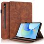 F�r Samsung Galaxy Tab S10 Plus / S9 Plus Kunstleder Tasche Braun