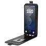F�r Nothing Phone 3a Pro Vertikale Flip Schutz Tasche H�lle Schwarz
