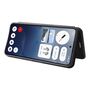 F�r Nothing Phone 3a Carbon Faser Flip Textur Schutz H�lle Schwarz