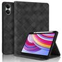 F�r Xiaomi Redmi Pad Pro 12.1 Rhombus Muster Kunstleder Tasche Schwarz