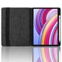 F�r Xiaomi Redmi Pad Pro 12.1 Rhombus Muster Kunstleder Tasche Schwarz