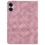 F�r Xiaomi Redmi Pad Pro 12.1 Rhombus Muster Kunstleder Tasche Rosa