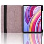 F�r Xiaomi Redmi Pad Pro 12.1 Rhombus Muster Kunstleder Tasche Rosa