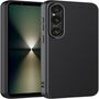 F�r Sony Xperia 1 VII Silikon TPU Schutz H�lle Cover Flexibel Schwarz