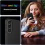 F�r Sony Xperia 1 VII Silikon TPU Schutz H�lle Cover Flexibel Schwarz