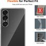 F�r Sony Xperia 1 VII Silikon TPU Schutz H�lle D�nn Cover Transparent