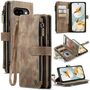 F�r Google Pixel 9a Kunstleder Multifunktion C30 Wallet Tasche Braun