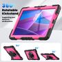 F�r Lenovo Tab M10 4. Gen / Tab 10.1 2025 Silikon Hybrid H�lle Rosa