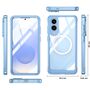 F�r Samsung Galaxy S25 Edge MagSafe Body Hybrid Tasche Bumper Blau