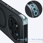 F�r Honor Magic 7 Lite Armor MagSafe TPU + PC Schutz H�lle Schwarz