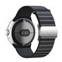 F�r Google Pixel Watch 3 45mm Magnetverschluss Nylon Armband Schwarz 
