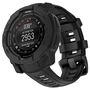 F�r Garmin Instinct 3 AMOLED / Solar 50mm Silikon Schutz H�lle Schwarz