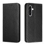 F�r Samsung Galaxy A56 / A36 Carbon Design Kunstleder H�lle Schwarz