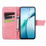 F�r Google Pixel 9a Kunstleder Schmetterling Handy Tasche H�lle Pink