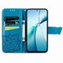 F�r Google Pixel 9a Kunstleder Schmetterling Handy Tasche H�lle Blau