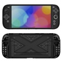 F�r Nintendo Switch 2 Abnehmbare X-Design H�lle mit Halterung Schwarz