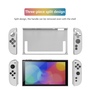 F�r Nintendo Switch 2 Abnehmbare X-Design H�lle mit Halterung Wei�