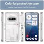 F�r Nothing Phone 3a Colorful Serie TPU Hybrid Acryl H�lle Transparent