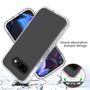F�r Google Pixel 9a 360 Grad H�lle Transparent Farbverlauf Schwarz