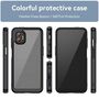 F�r Samsung Galaxy XCover 7 Pro Colorful Serie TPU Acryl H�lle Schwarz
