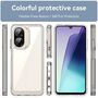 F�r Xiaomi Redmi A5 4G / Poco C71 Colorful TPU Acryl H�lle Transparent