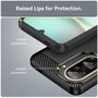 F�r Xiaomi Redmi A5 4G / Poco C71 Carbon Design TPU H�lle Schwarz