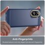 F�r Xiaomi Redmi A5 4G / Poco C71 Carbon Design Textur TPU H�lle Blau