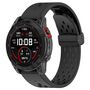 F�r Garmin QuickFit 22mm Magnetverschluss Silikon Armband Schwarz
