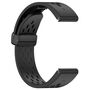 F�r Garmin QuickFit 22mm Magnetverschluss Silikon Armband Schwarz