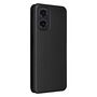 F�r Motorola Moto G35 Carbon Faser Flip Textur Schutz H�lle Schwarz