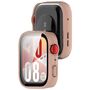 F�r Huawei Watch Fit 4 Pro Kunststoff Schutz H�lle + 9H Hart Glas Pink
