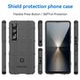 F�r Sony Xperia 1 VII Rugged Shield Design Schock TPU H�lle Schwarz