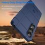 Fr Sony Xperia 1 VII Rugged Shield Design Schock TPU Hlle Case Blau