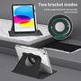 F�r Apple iPad 11. Gen 2025 / 10.9 2022 360 Grad Acryl H�lle Schwarz