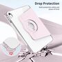 F�r Apple iPad 11. Gen 2025 / 10.9 2022 360 Grad Acryl H�lle Rosa