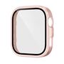 F�r Huawei Watch Fit 4 Pro Kunststoff PC H�lle + 9H Hart Glas Rosa