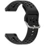 F�r Amazfit Bip 6 Schnellverschluss Silikon Ersatz Armband Schwarz