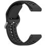 F�r Amazfit Bip 6 Schnellverschluss Silikon Ersatz Armband Schwarz