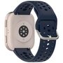 F�r Amazfit Bip 6 Schnellverschluss Design Silikon Ersatz Armband Blau