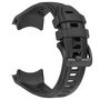 F�r Garmin Instinct 3 AMOLED / Solar 45mm Silikon Ersatz Band Schwarz