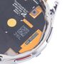 F�r Samsung Galaxy Watch 6 Classic 47mm Display mit Rahmen Ersatzteil Silber